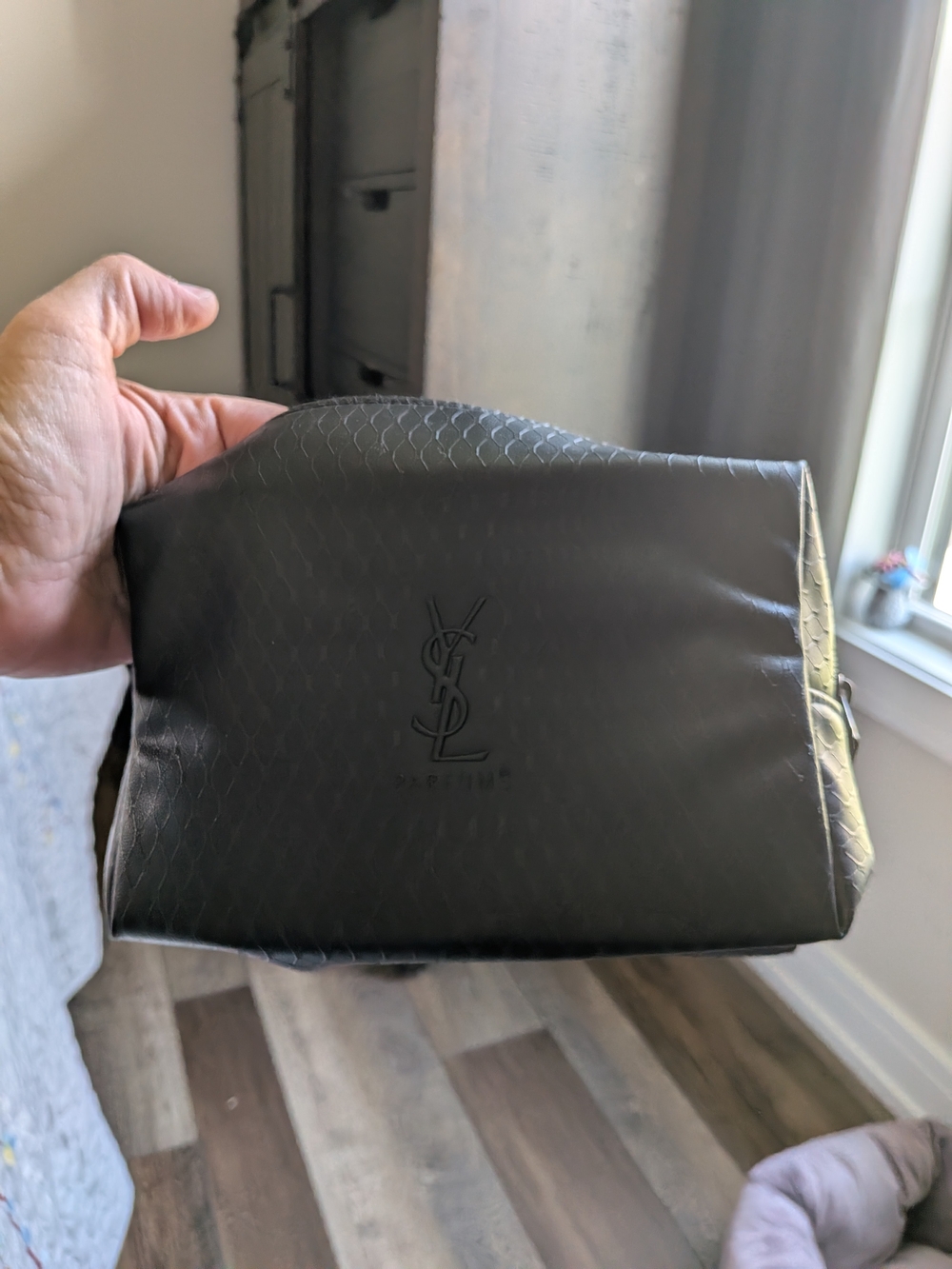 Beauty Yves Saint Laurent (YSL) Cosmetic Black Travel Pouch